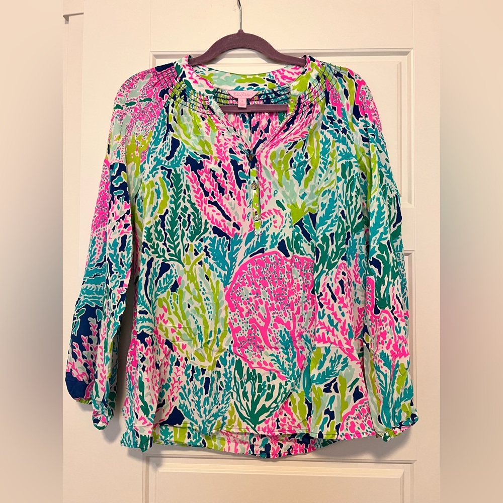 EUC size S Elsa top Lilly Pulitzer